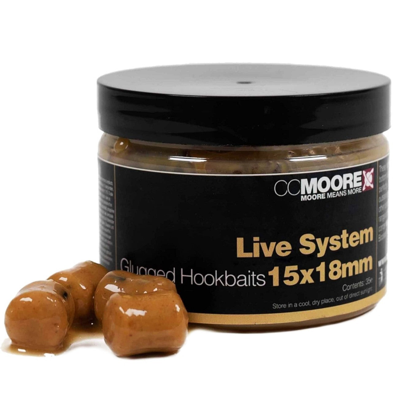 CCMOORE - LIVE SYSTEM GLUGGED HOOKBAITS 15x18 mm