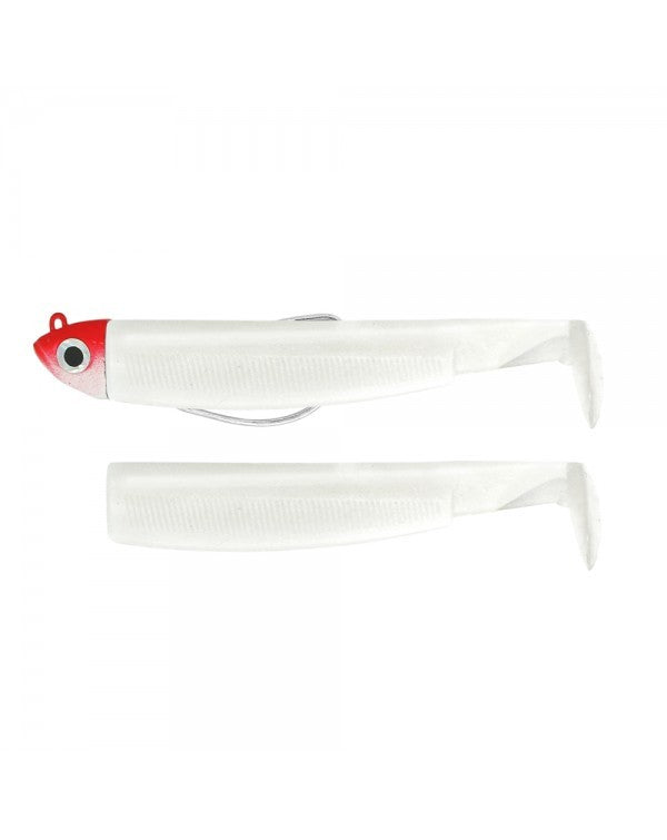 FIIISH BLACK MINNOW COMBO SHORE SIZE 2.5 COL. WHITE/RED 8g