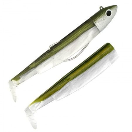 FIIISH BLACK MINNOW COMBO OFF SHORE SIZE 2.5 16G COL. KHAKI