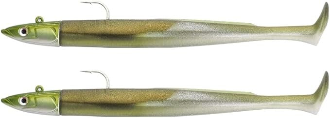 FIIISH CRAZY PADDLE TAIL TAGLIA N° 1 MIS 100 COMBO OFFSHORE - KHAKI