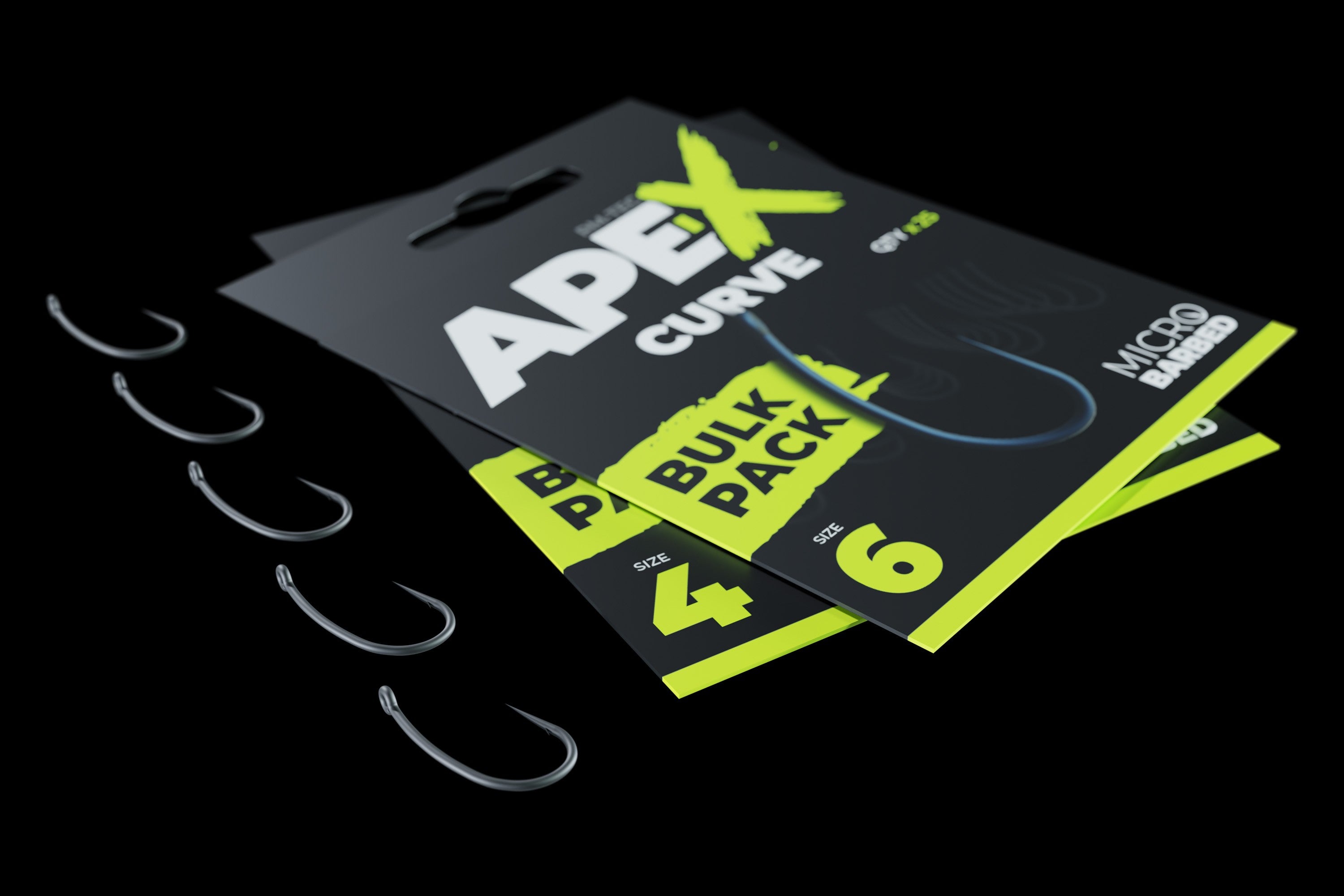 Ridgemonkey Ape-X Medium Curve Barbed Bulk Pack
