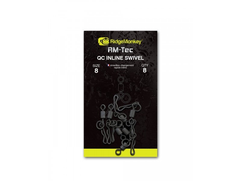 RidgeMonkey Quick Change Inline Swivel - Misura 8