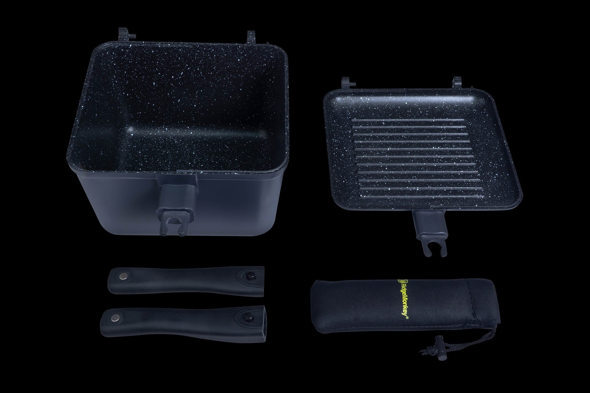 RidgeMonkey Connect Deep Pan & Griddle Granite Edition