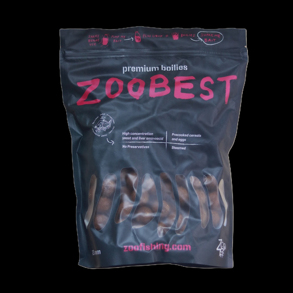 Boilies ZooFishing Premium ZooBest 1kg 20mm