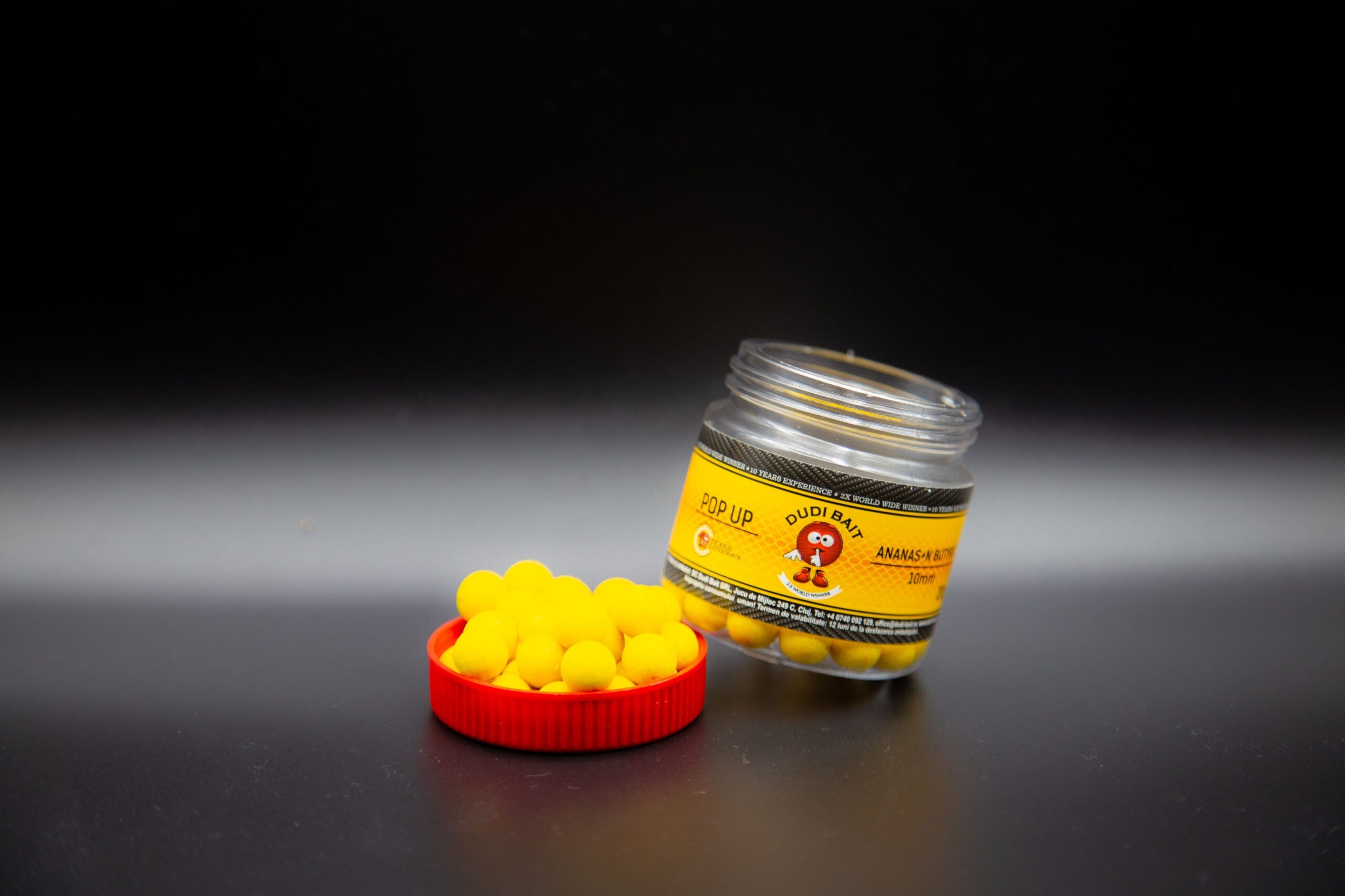 Esca Dudi Pop-up Ananas+Acido Nbutirrico 8mm Dumbell