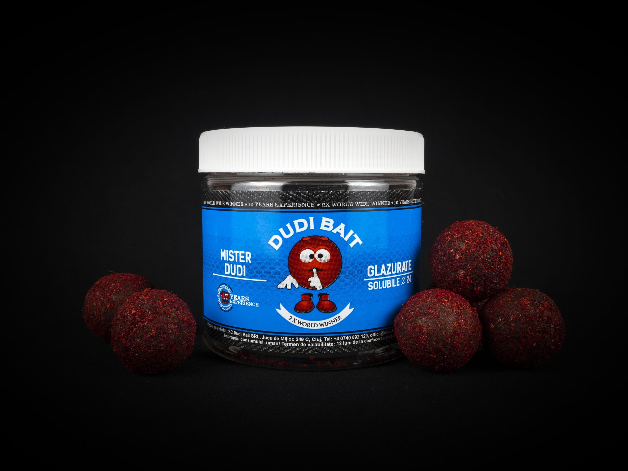 HookBaits Mister Dudi “Boilies glassate” 16mm