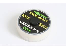 Korda Kwik-Melt Solid PVA Tape Double Spool 40m 5mm