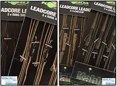 Korda Leadcore Leaders 3 x Ring Swivel hybrid lead clip