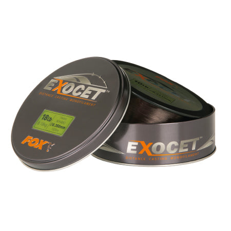 Fox Exocet 0,35mm 18lb Trans Khaki 1000m