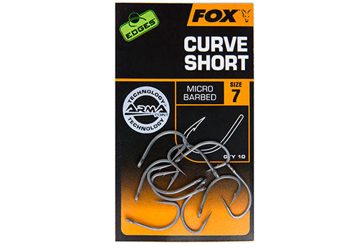 Fox Edges Curve Shank Short Hooks