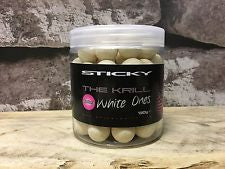 The krill white ones 16mm wafters 130gr Sticky