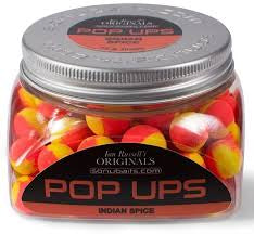Indian Spice 12&15mm pop ups Iann Russell's Sonubaits