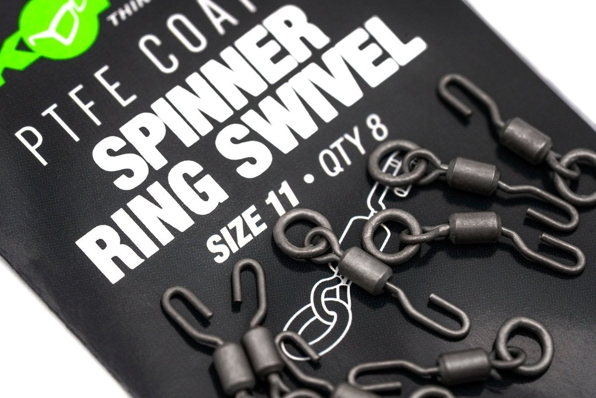 Korda PTFE coated spinner ring swivel