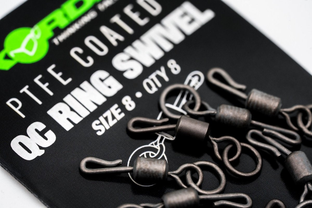 Korda PTFE coated QC ring swivel