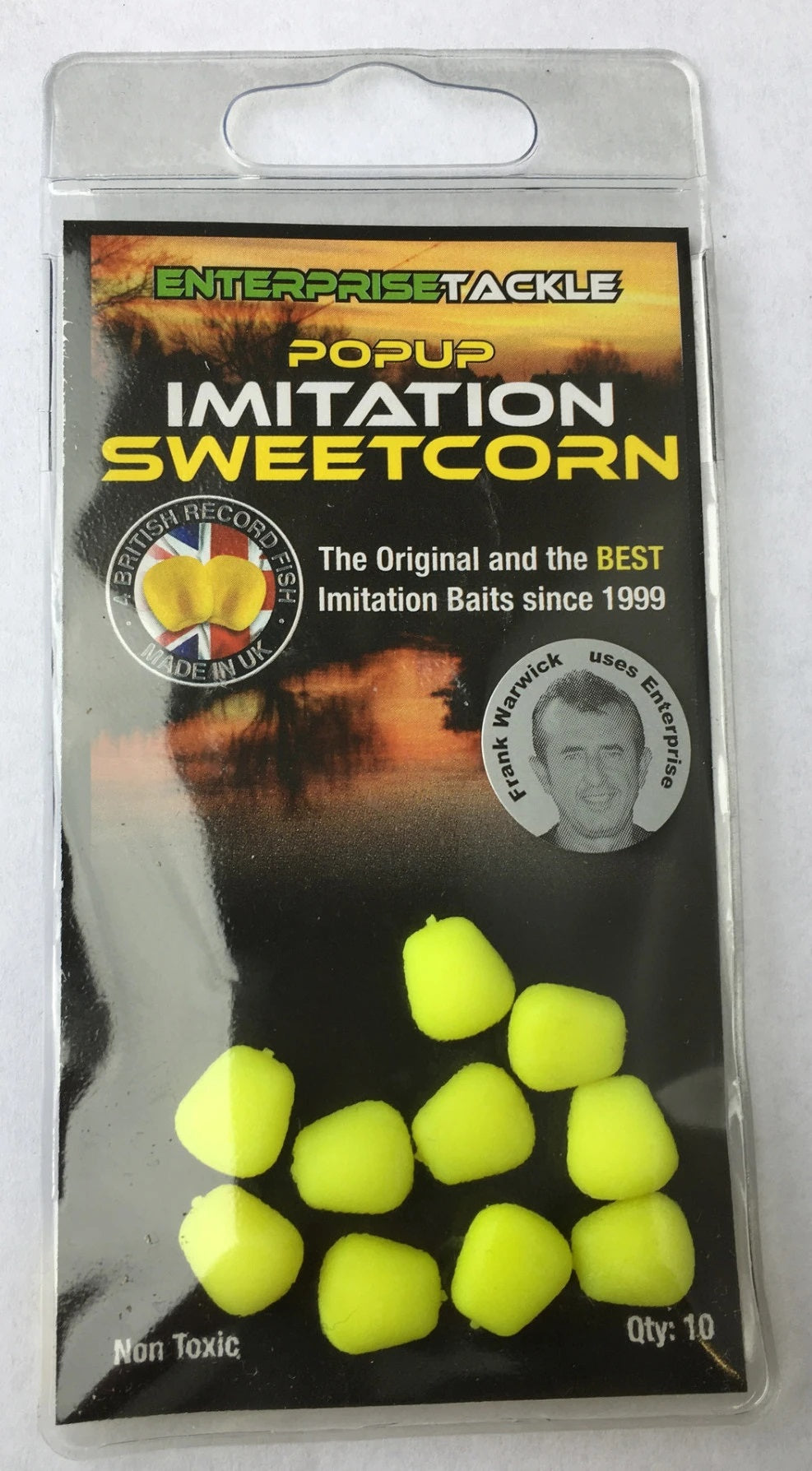 Enterprise Tackle pop-up imitation sweetcorn Fluo yellow