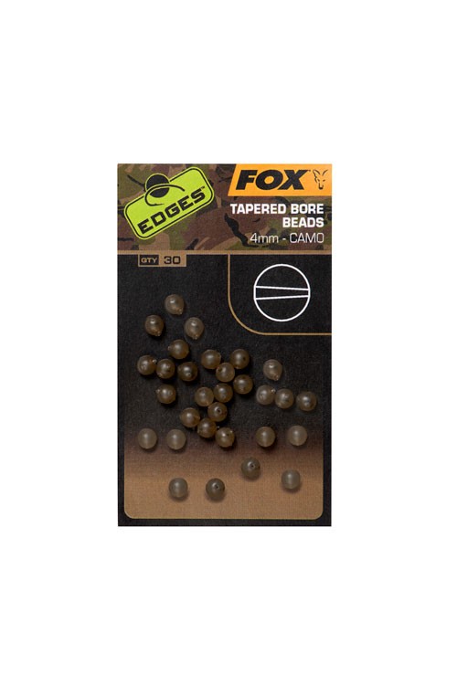 FOX EDGES™ CAMO TAPERED BORE BEAD - 4MM