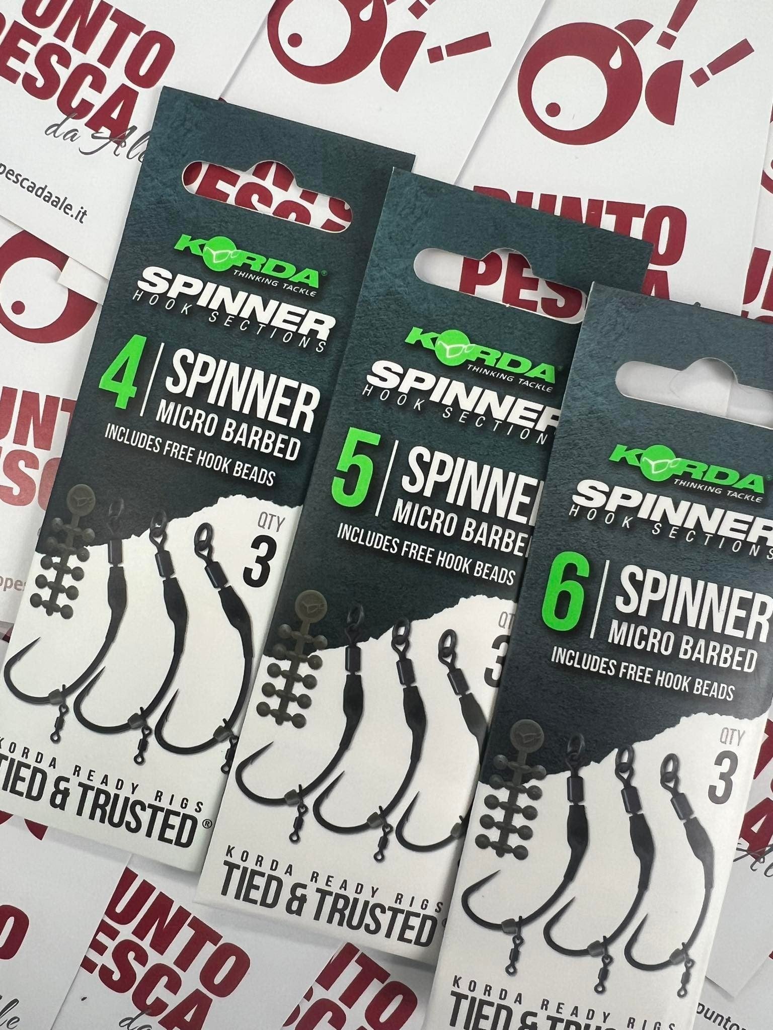 Spinner Hook Sections Korda