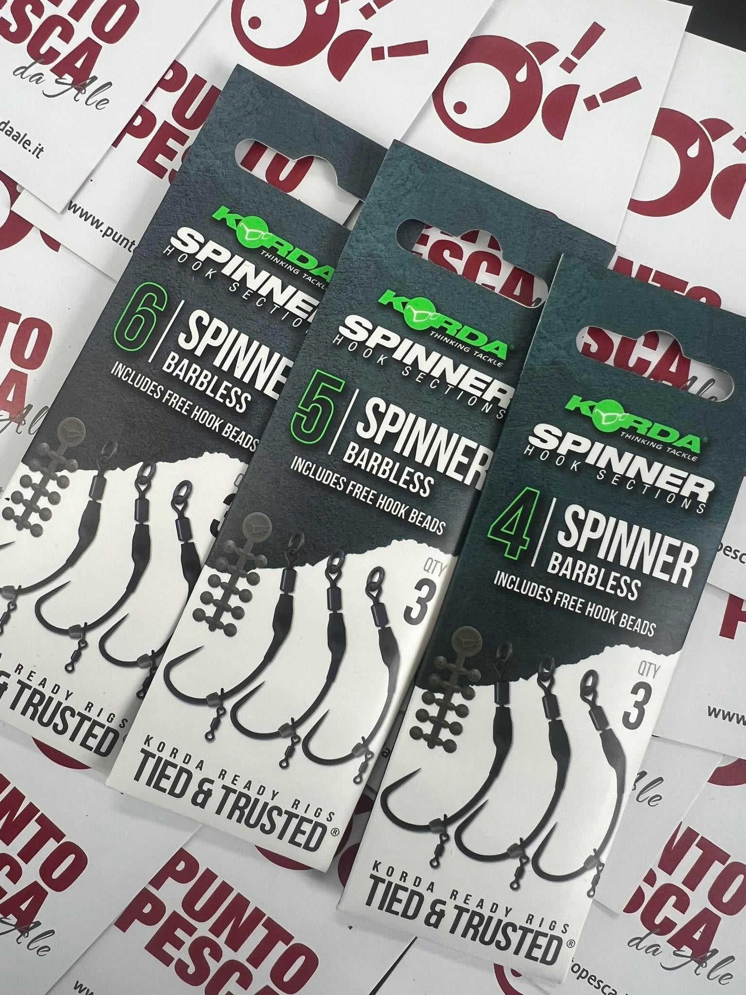 Spinner B Hook Sections Korda