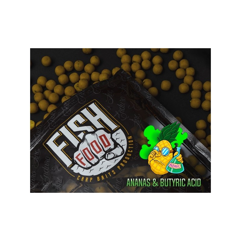 Boilies Fishfood Ananas & Butyric Acid 1kg