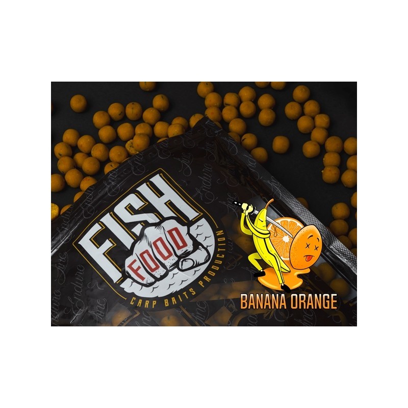 Boilies Fishfood Banana Orange 1kg