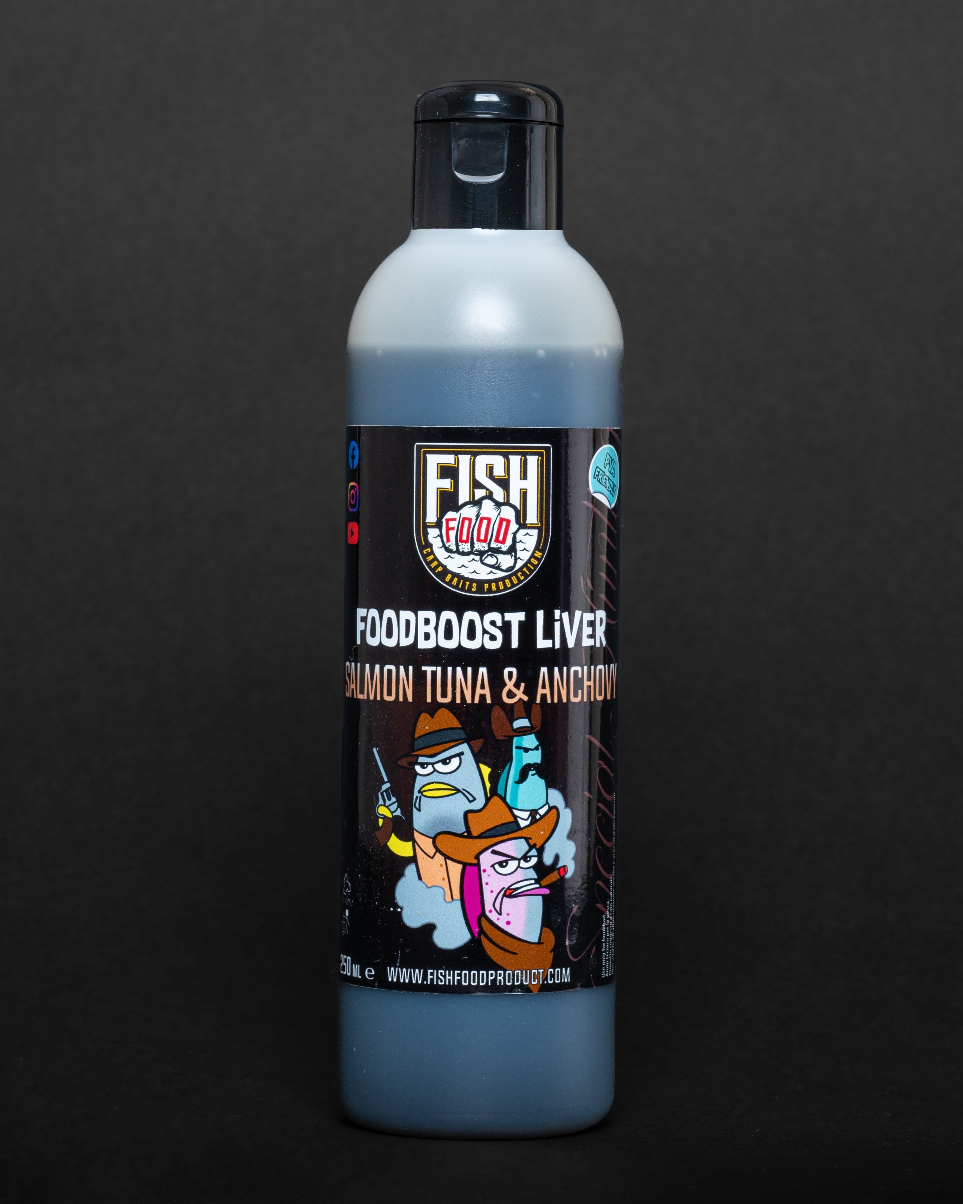 Liquido Fishfood Fish Foodboost Salmon Tuna & Anchovy 250ml