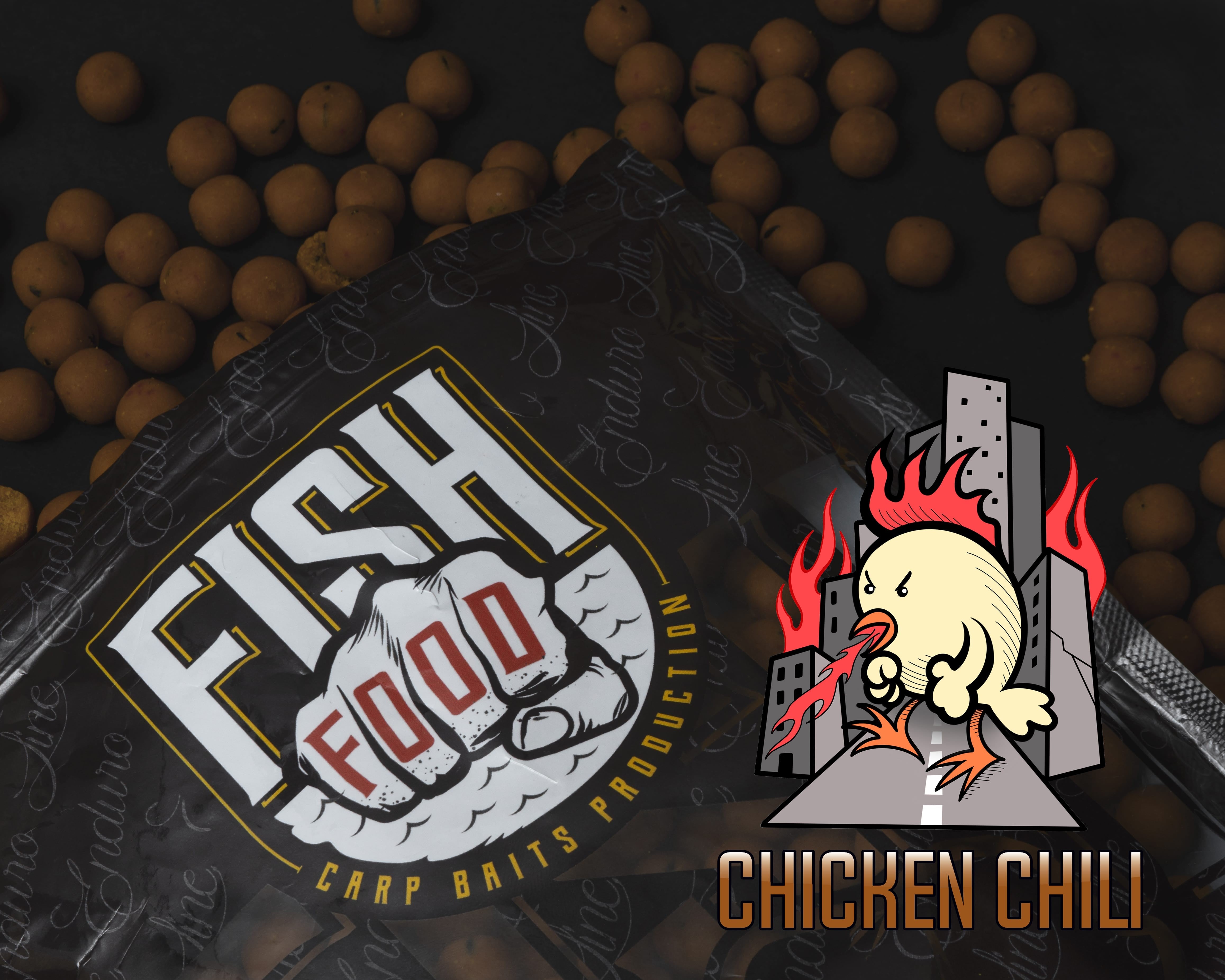Boilies Fishfood Chicken Chili 1kg