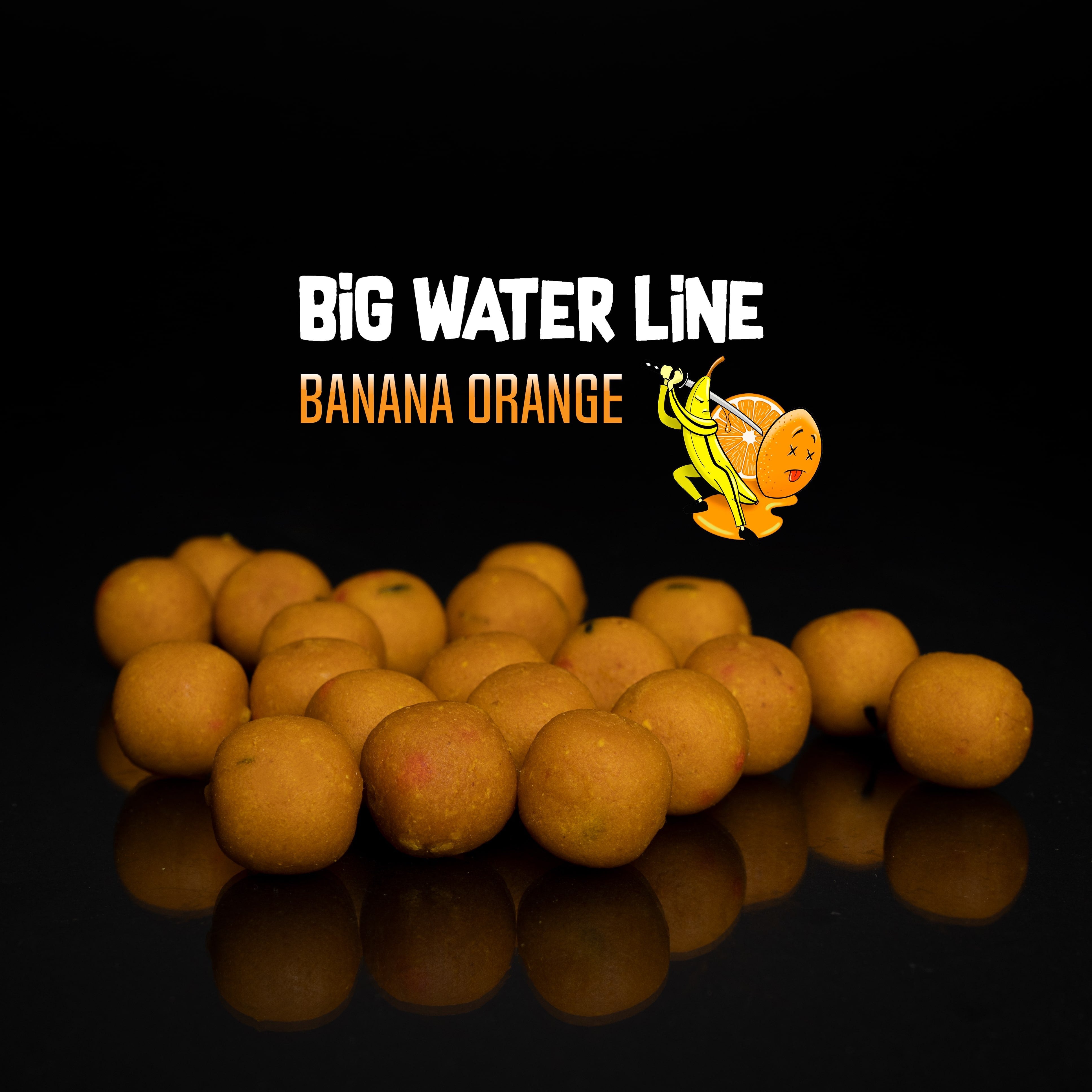 Boilies Fishfood Banana Orange Big Water 20mm 5kg