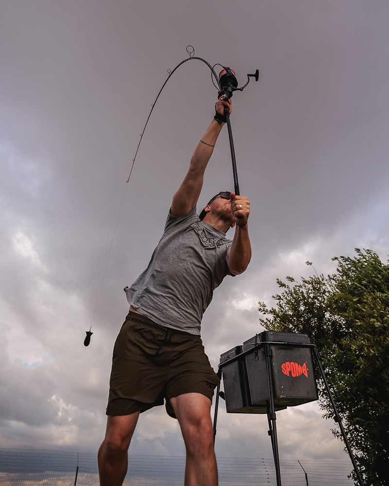 SPOMB TAPERED BRAIDED LEADERS RED