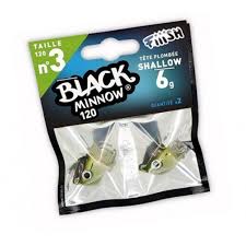 Testa Piombata Black Minnow 120 - N° 3 Fiiish (Kaki - 6 gr) shallow
