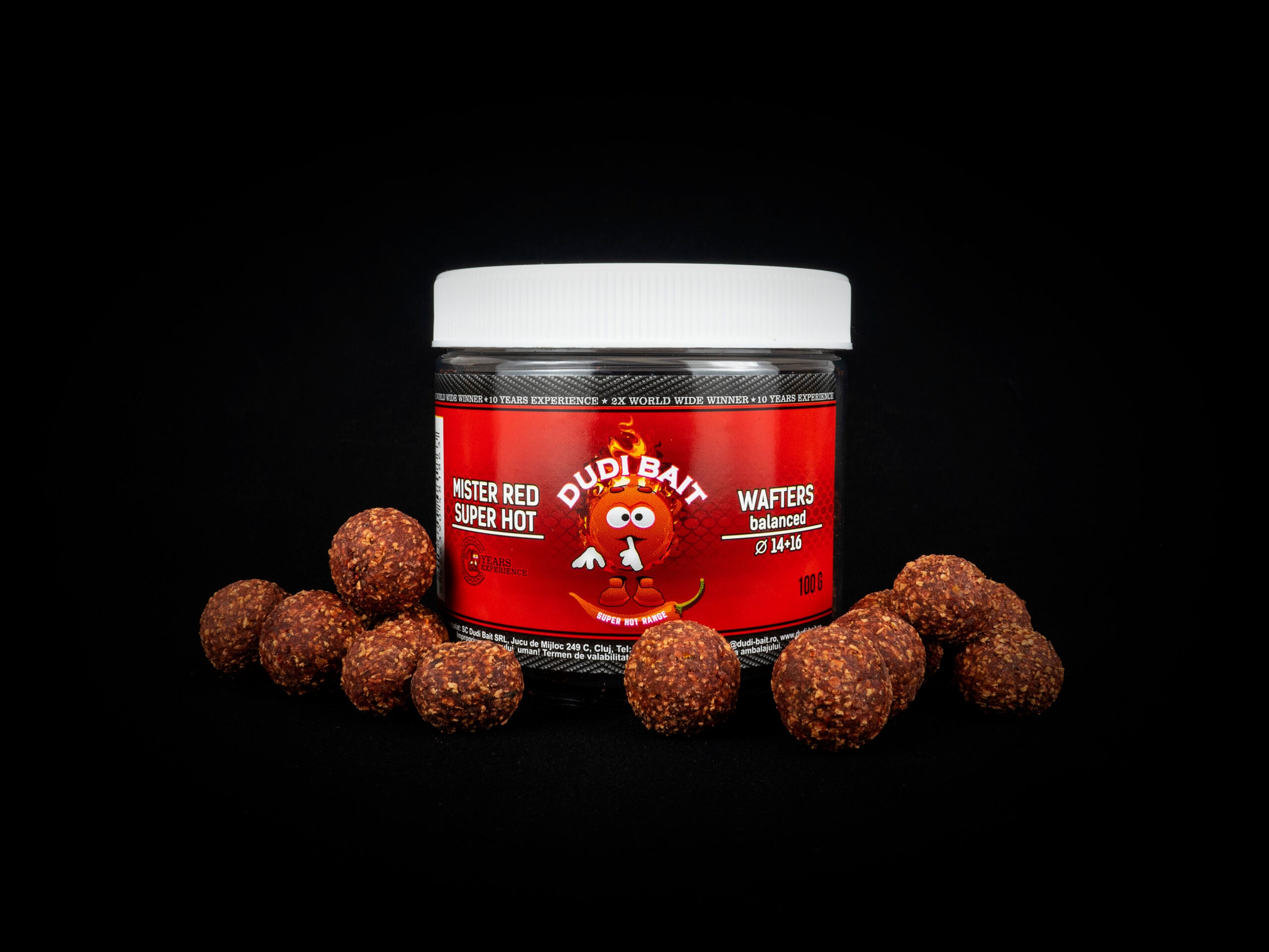 HookBait Mister Red Super Hot “Wafters” 14+16mm