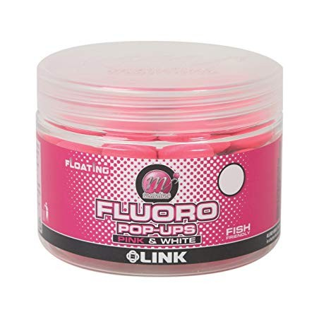 fluoro pop up pink & white link 14mm