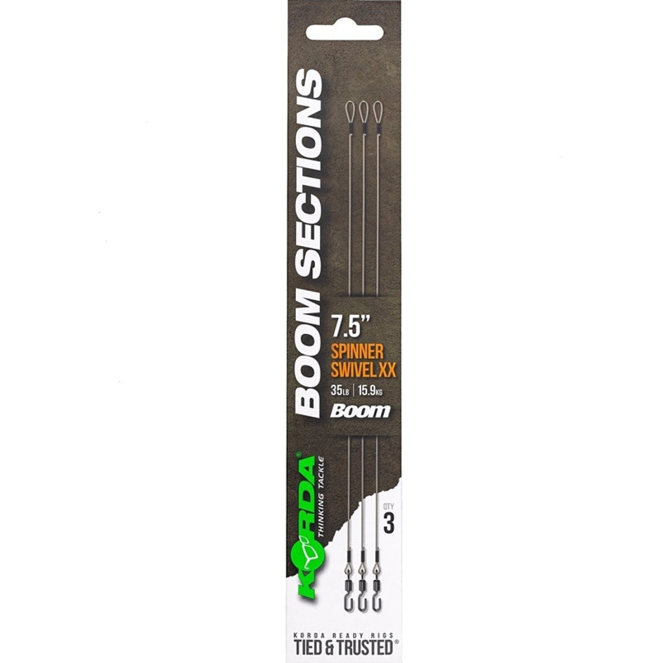 KORDA BOOMS SPINNER SWIVEL XX 7,5CM
