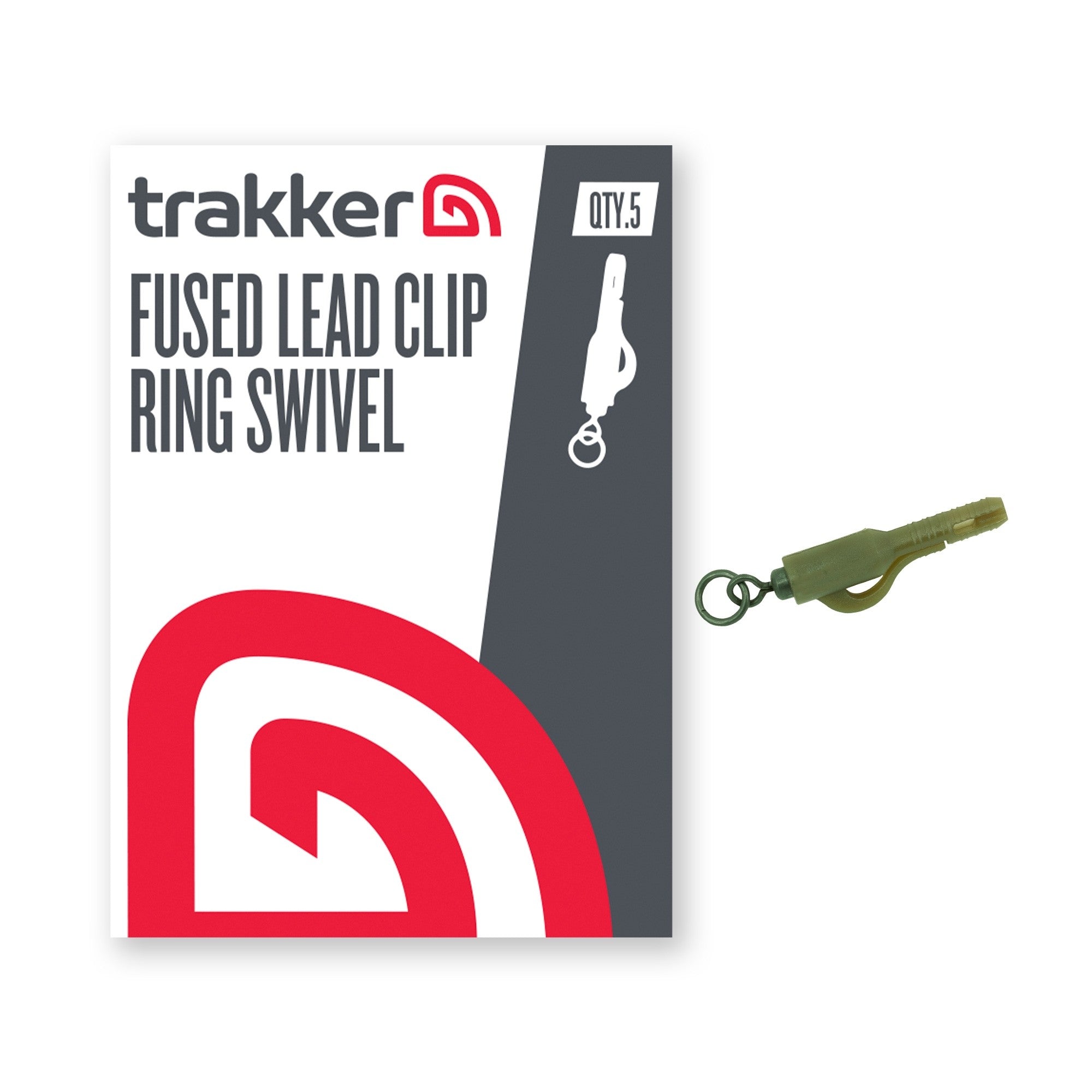 Fused Lead Clip Ring Swivel Trakker