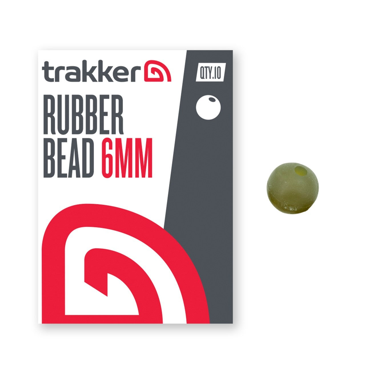 Rubber Bead 6mm Trakker