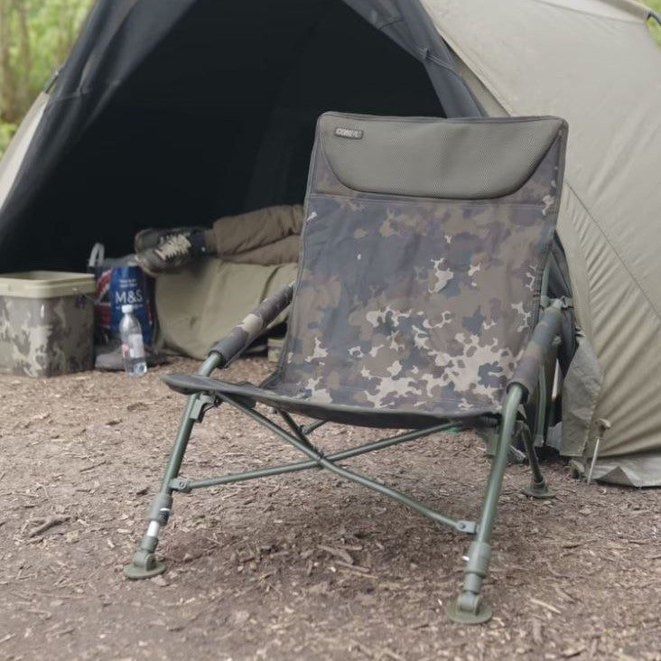 Korda Compac Low Chair Dark Kamo