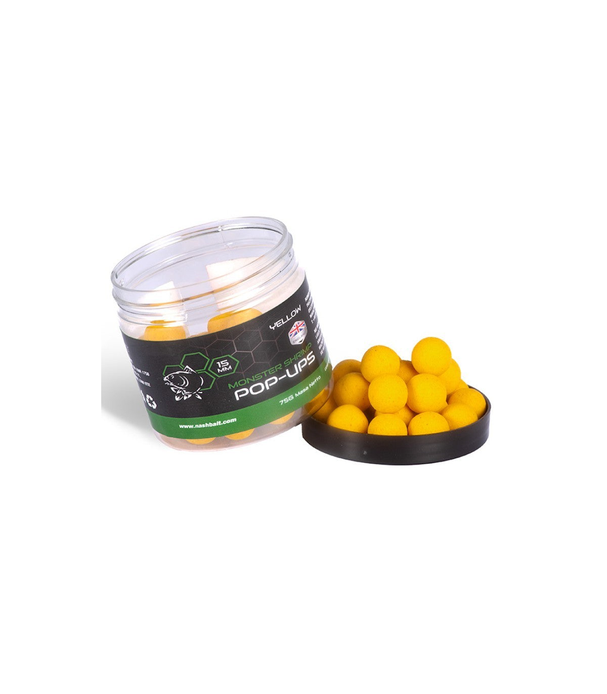 Nash Monster Shrimp Pop Ups Yellow