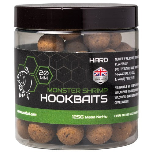 Nash Monster Shrimp Hard Hookbaits 20mm 125g