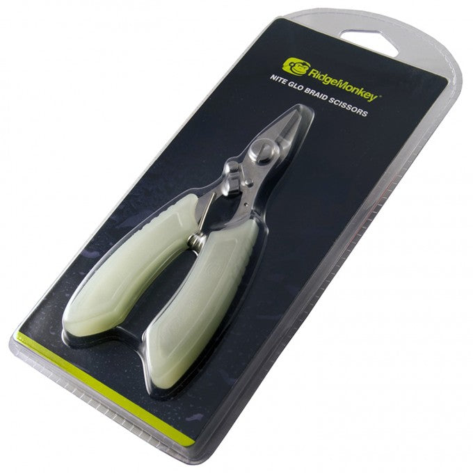 RidgeMonkey Nite Glo Braid Scissors