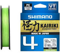 Shimano Kairiki 150m Mantis Green 4 capi