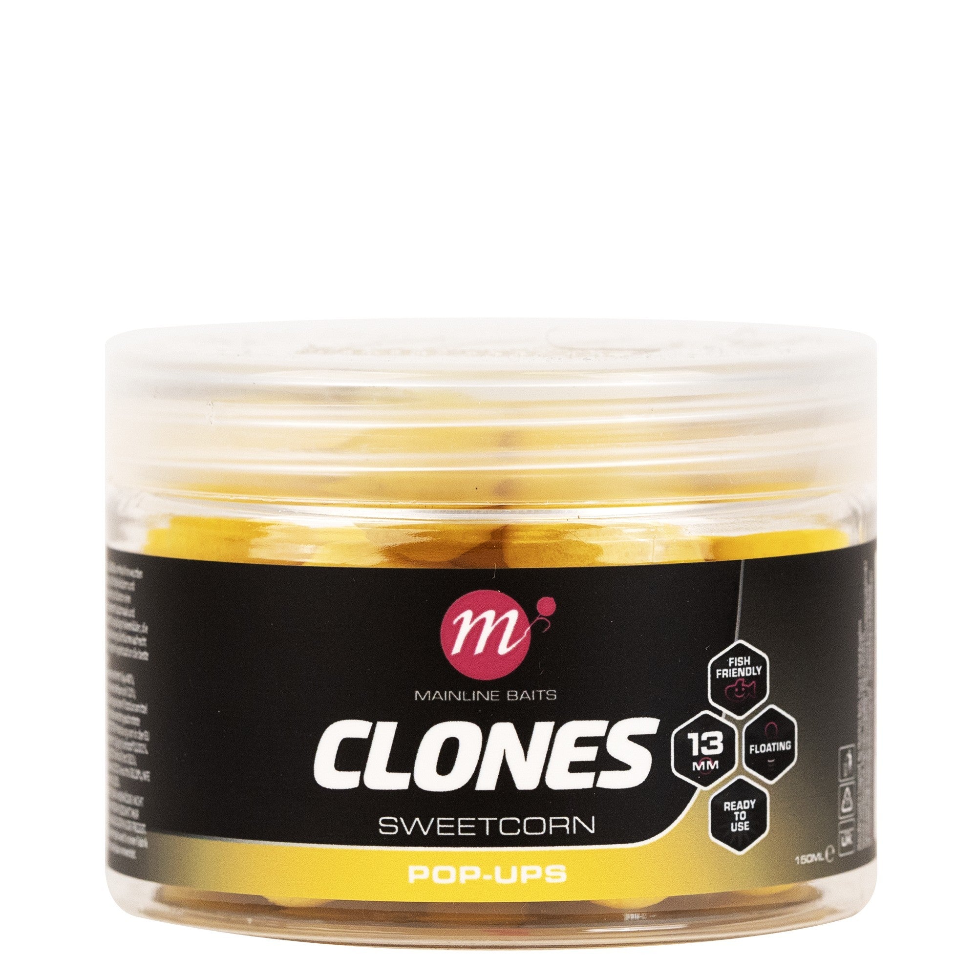 Pop Up Mainline Pop Ups Clones 13 mm Sweetcorn