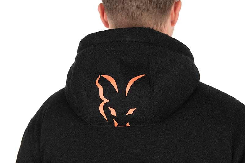 FOX COLLECTION SHERPA JACKET BLACK & ORANGE(NERA E ARANCIO)
