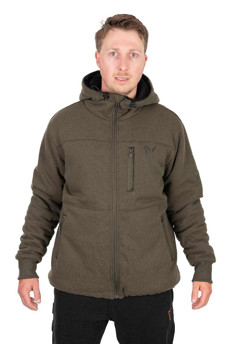 FOX COLLECTION SHERPA JACKET GREEN & BLACK(VERDE E NERO)