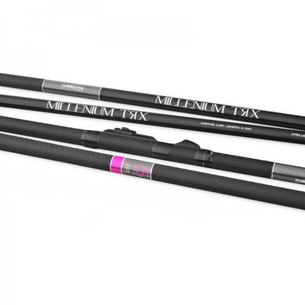 Canna trota lago Tubertini Millenium TRX5 montata anelli Fuji