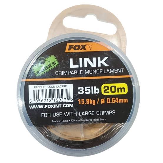 FOX link crimpable monofilament
