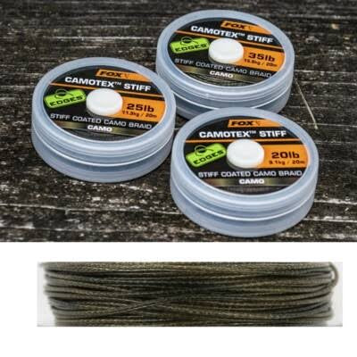FOX CAMOTEX STIFF coated camo braid