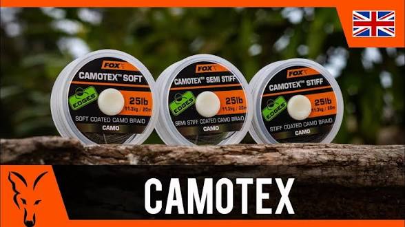 FOX CAMOTEX SEMI STIFF coated camo braid