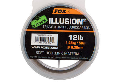 FOX edges illusion trans khaki fluorocarbon