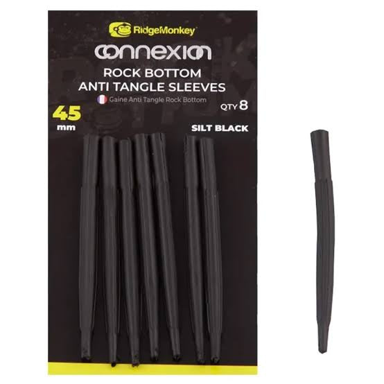 RidgeMonkey connexion rock bottom anti tangle sleeves tungsten