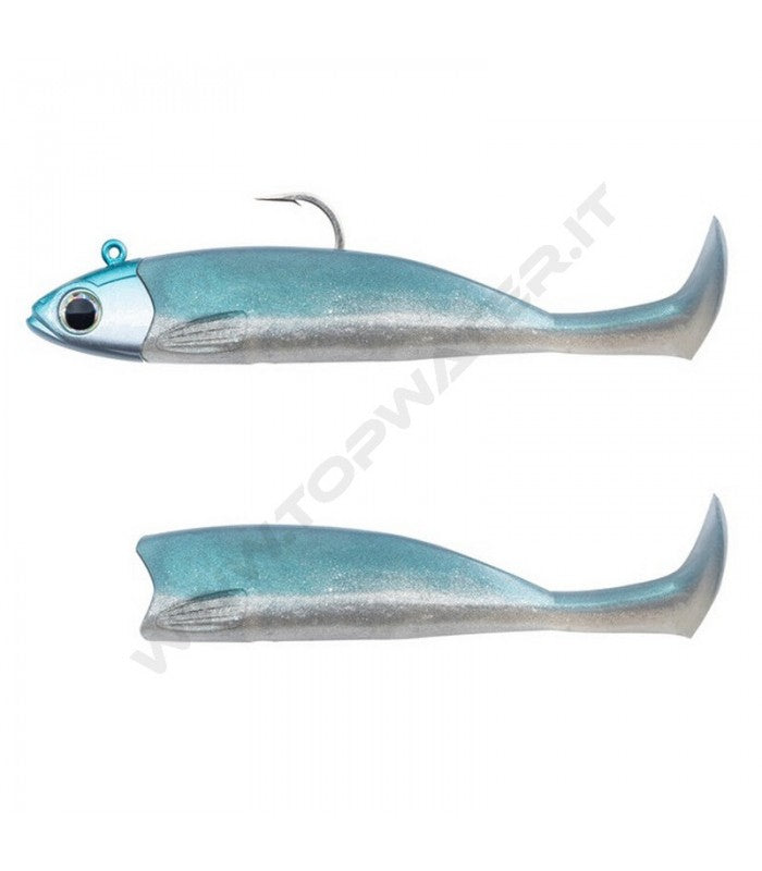 Fiiish Master Shad size 5 color pearl blue